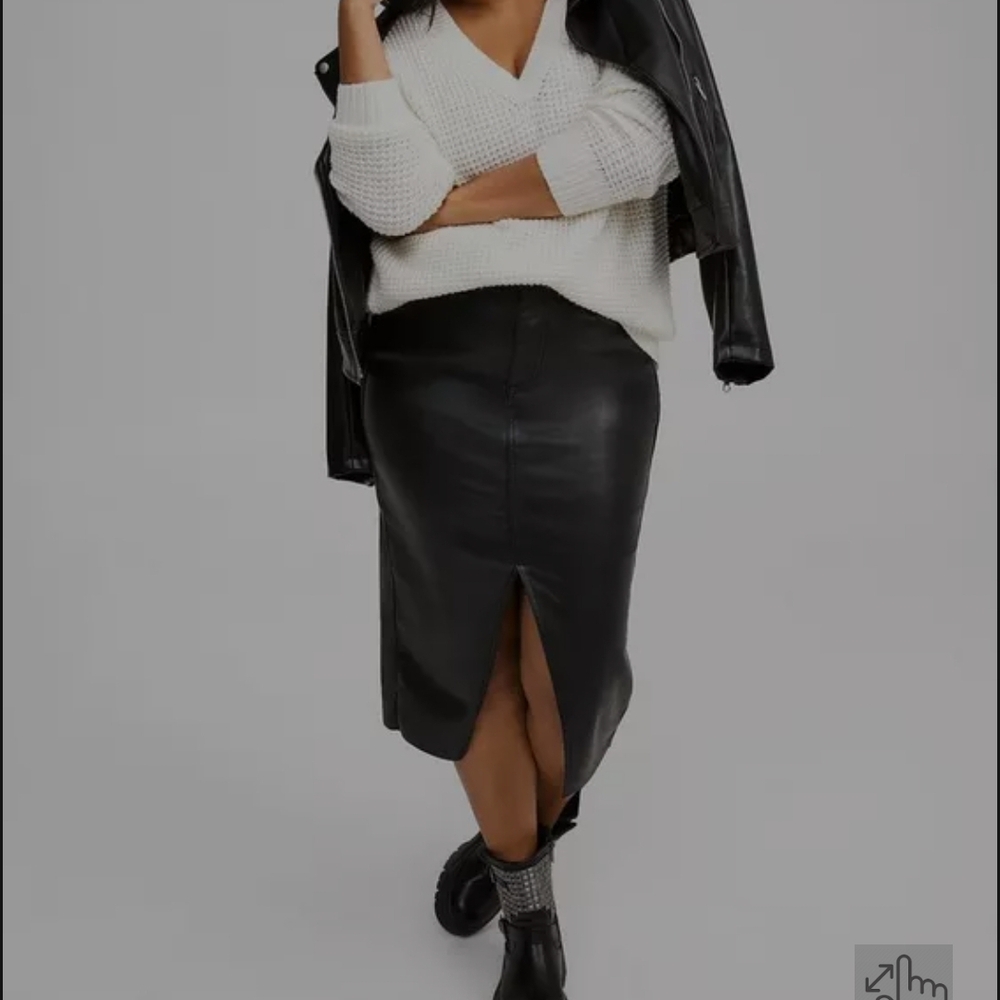 Torrid Faux Leather Skirt